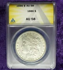1886N ANACS AU 58 K݁AAJO 1h