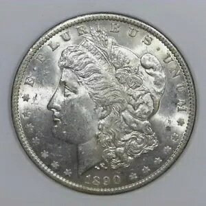 1890N K 90% US $1 RC AU/BU d665