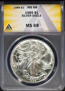 1989N 1h݃AJC[O MS 68 ANACS # 7668285 + {[iX