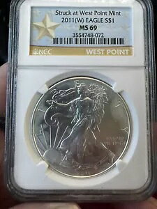 2011N (W) 1h AJ Vo[ C[O NGC MS69 EFXg|CgǂŒ x