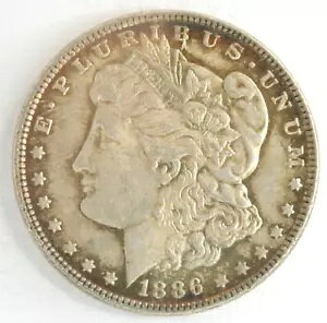 アメリカ合衆国 1886年 1ドル モルガン 90% 銀貨 フィラデルフィア造幣局コイン