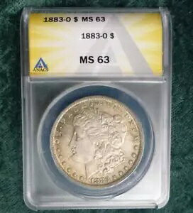 1883 O ANACS MS 63 K݁AAJO 1h