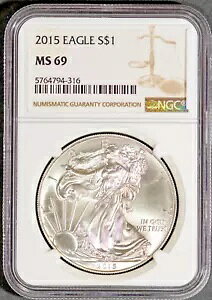 2015N 1h݃AJC[O MS 69 NGC # 5764794-316 + {[iX