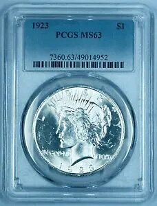1923 s[X Vo[ 1 h RC PCGS MS 63