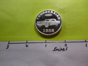 1958 �t�H�[�h �T���_�[�o�[�h �N���V�b�N T-�o�[�h �V���[�Y 999 �V���o�[ �R�C�� ���A �N�[�� T30B