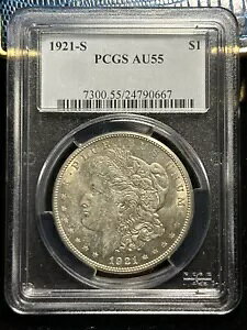 1921-S [K Vo[ _[ - 1 h PCGS AU55