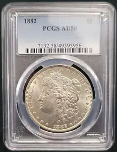 1882 K Vo[ _[ PCGS AU58 |f炵̂S[WXȗ |ʐ^