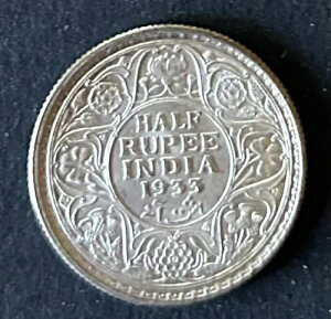 1933N CMX Ch 1/2 s[ LO W[W 5  KM#522 BU