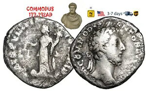 �Ñネ�[�}�鍑 �R�C�� �V���o�[ �f�i���E�X COMMODUS 177 - 192 AD �{�� #31808