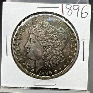 1896 $1 �����K�� �V���o�[ �_���[ �R�C�� �`���C�X AU UNC �j�[�g �g�[�j���O �g�i�[�ɂ���