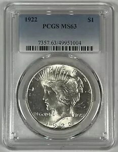 1922 s[X Vo[ 1 h RC PCGS MS 63 (2)