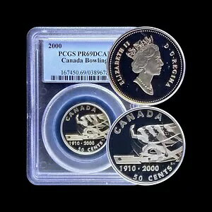 �J�i�_�B 2000�A50 �Z���g�A�V���o�[ - PCGS PR69 DCAM - �g�b�v �|�b�v ?? �{�E�����O