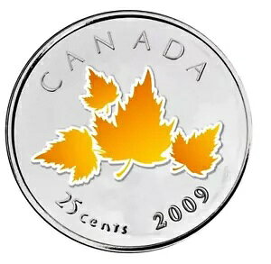 ???? �������J�i�_ 25 �Z���g �N�H�[�^�[ �J���[ �R�C���A�uOh! Canada�v�A���[�v�� ���[�t�A2009 �N