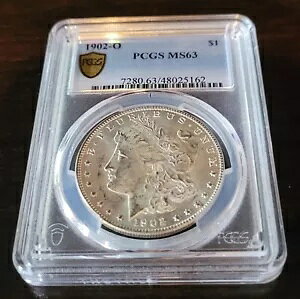 1902-O ���[�K�� �V���o�[ �_���[ - PCGS MS63 - �O���[�h �R���N�V�������n�߂�̂ɍœK�ł��B