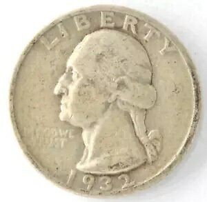 č 1932-S Vg NH[^[ 25c 90% Vo[ TtVXRǃRC
