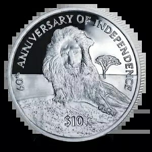 2021 $10 �V�G�����I�l 60 �N�Ɨ����C�I�� �X�^�[�����O�V���o�[ �v���[�t �R�C��