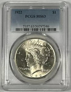 1922 s[X Vo[ 1 h RC PCGS MS 63 (3)