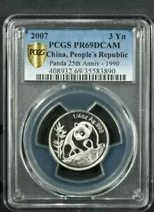 2007 (1990) p_ 1/4 IX 999 v[t 3  PCGS PR 69 DCAM