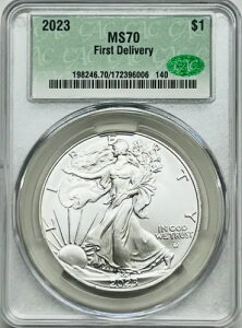 2023 AJ Vo[ C[O CAC MS70 [i 1IX .999 RC O[x