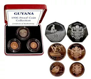 �K�C�A�i 1996 �v���[�t �R�C�� �R���N�V���� $1�A$5�A$10 ���b�h �~���g �{�b�N�X/CoA