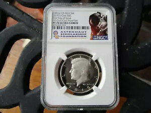 2019-S KENNEDY CLAD PROOF 50c FDI 10�R�C���N���b�h�Z�b�gNGC PF70 UCAM����