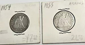 DUO (2COINS)1854-P &1855-P �V�[�e�b�h ���o�e�B �N�H�[�^�[ �B