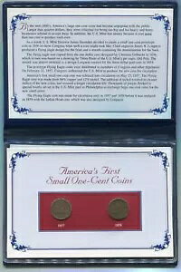 アメリカ初の小型 1 セント硬貨 | 1857 年と 1858 年の大きな手紙 | 2コイン