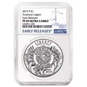 2019-P �v���[�t $1 �A�����J�݋��R�l�� 100th Ann NGC PF69UC �u���[ ER ���x��