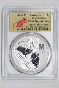 2020 I[XgA 1 IX Vo[ }EX̔N PCGS MS70 s