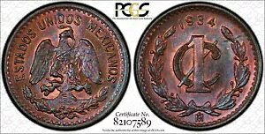 1934 Mo PCGS MS64 BN - ���L�V�R - �g�[�� 1 �Z���^�{ 1c �R�C�� #43511A