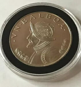 パナマ 1 バルボア 1971 プルーフ コンキスタドール コイン .900 シルバー UNC BU KM# 27、N# 9749