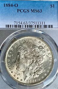 1884-O MS63 ˖ PCGS j[I[Y ~g [K Vo[ _[
