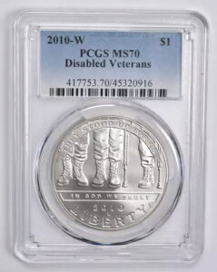 MS70 2010-W ��Q�ґޖ��R�l�L�O�h�� PCGS �u���[���x��
