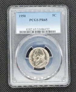 1950 �v���[�t �W�F�t�@�[�\�� �j�b�P�� | PCGS PR65