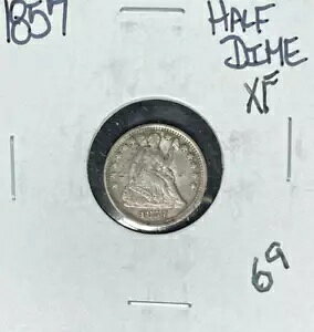 1857 �V�[�e�b�h ���o�e�B �V���o�[ �n�[�t�_�C��~XF ~NICE COIN~