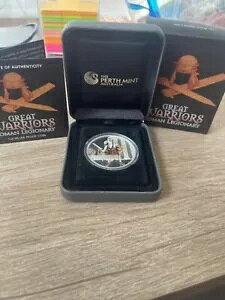 2010 �p�[�X������ Great Warriors Roman Legionary 1 �I���X .999 �V���o�[ �v���[�t �R�C��