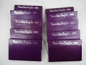 (10) 1985-S US �~���g �v���[�t �Z�b�g OGP �f�B�[�v �J���I 50 �R�C�� �������b�g