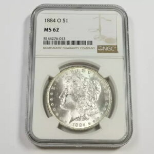 1884 O NGC MS62 - K 1 h #51058A