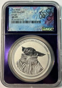 2023 jEG 1 IX Ag $2 X^[ EH[Y ObOuxCr[ [_v MS69 NGC