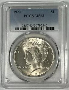 1922 s[X Vo[ 1 h RC PCGS MS 63 (3)