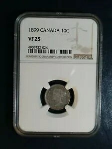 1899 Ji_ 10 Zg NGC VF25 10C Vo[ RC̔iŔ̔܂!