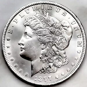 1897-P AU ʃ[K Vo[ h 90% Vo[ 1 ăh RC - fGł! 625