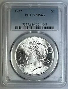 1922 s[X Vo[ 1 h RC PCGS MS 63