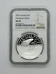 2023 I[XgAɏBUgENW Vo[ 1IX NGC MS69B