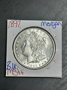 1897 P �����K�� �V���o�[ �_���[ ������ BU ������ MS+++ �R�C�� (Raw14474)