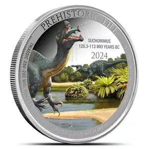 SUCHOMIMUS ��j����̐��� �J���[�� 1 �I���X �V���o�[ �R�C�� 20 �t���� �R���S 2024