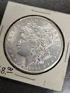 1904 O �j���[�I�[�����Y ���[�K�� 90% �V���o�[ �_���[ �R�C�� $1 NICE