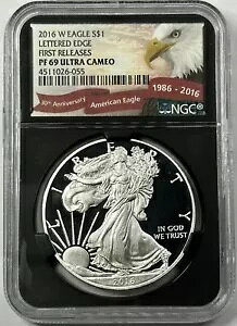 2016-W $1 ���^�[�h �G�b�W �v���[�t �V���o�[ �C�[�O�� NGC PF69 UCAM �t�@�[�X�g �����[�X