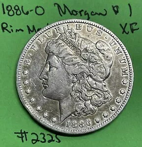 1886 O ���[�K�� �_���[ XF �G�N�X�g�� �t�@�C�� ���� �}�[�N 90% �V���o�[ $1 �R�C��