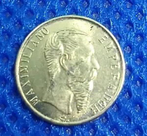1865 メキシコ 金貨 マキシミラーノ エンペラドール インペリオ メキシカーノ 1/50 オンス 純金